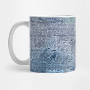 Blue Navy Indigo Abstract Art Mug